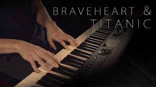 Музыка из храброе сердце на пианино